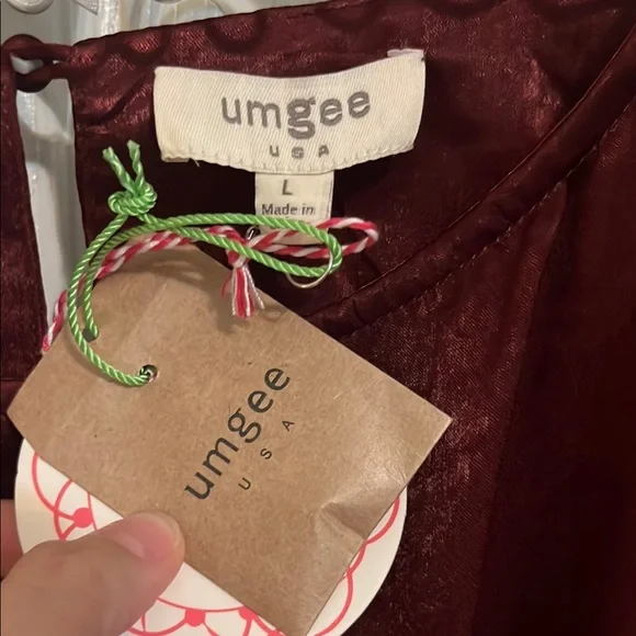 Umgee “Plum” Burgundy Dress - Picture 3 of 5